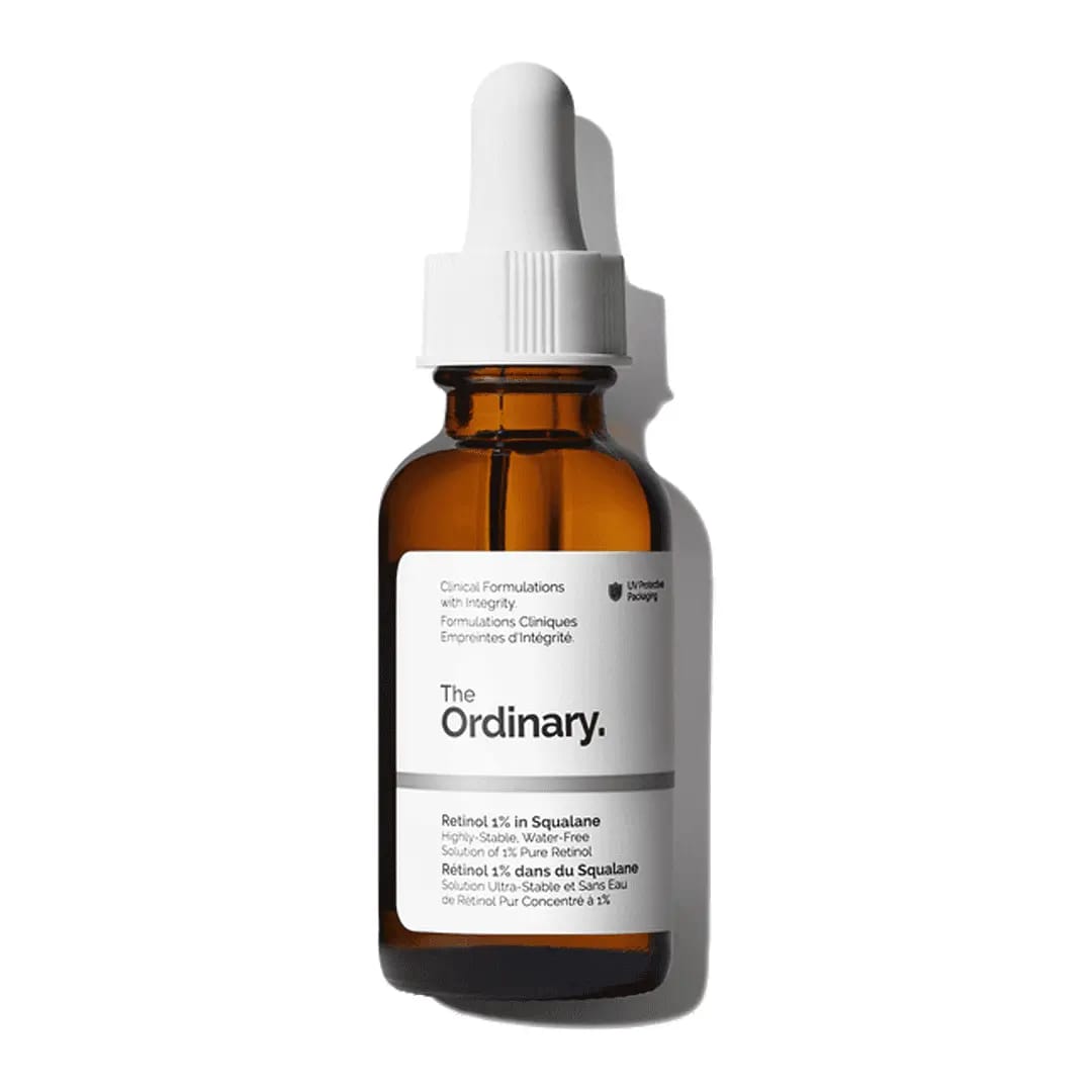 سرم اوردينري رتينول Retinol in Squalaneسرم رتینول ۱٪ در اسکوالان اوردینری – ضدپیری و یکنواخت‌کننده بافت پوست1%  