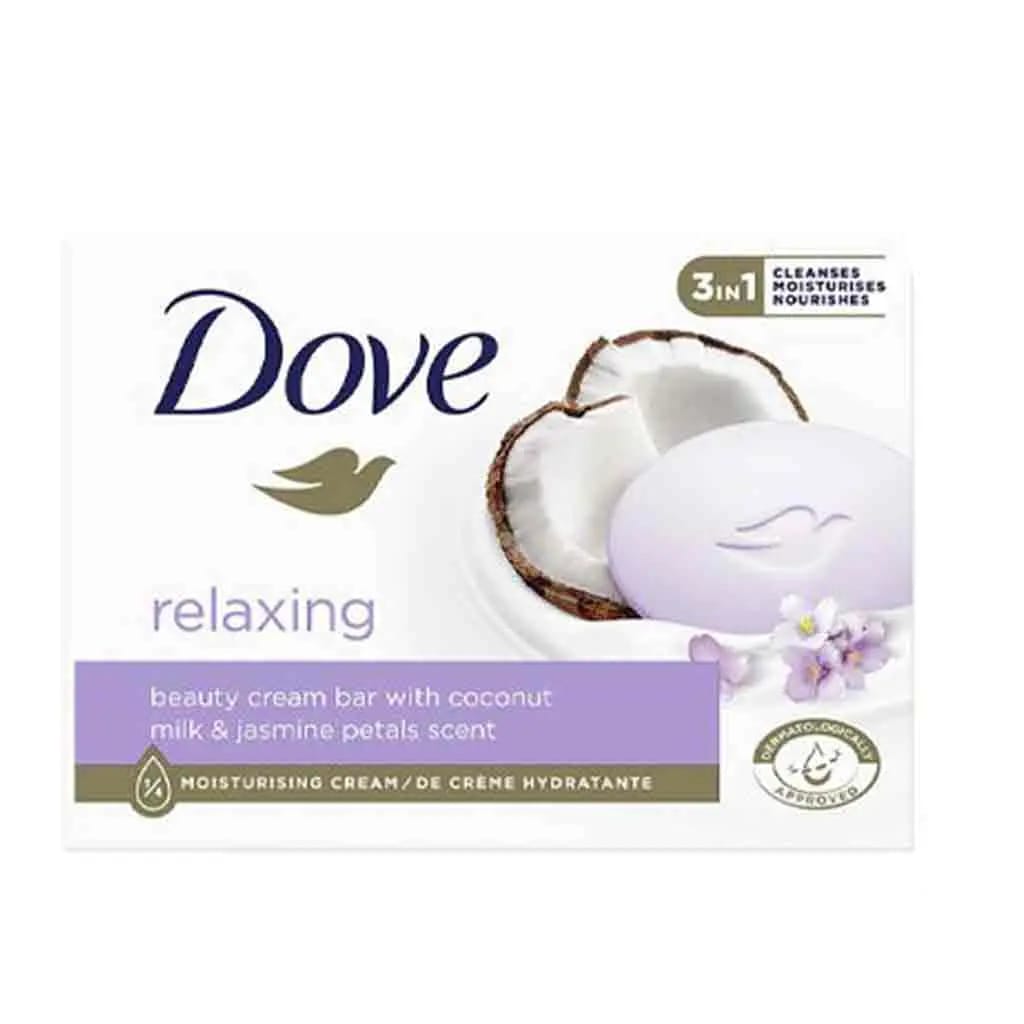صابون هلندی داو Dove Relaxing با عصاره نارگیل و گل یاسمین 90 گرم